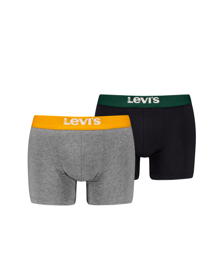 LEVI'S® ΑΝΔΡΙΚΑ ΜΠΟΞΕΡΑΚΙΑ 2-PACK 37149-1003 BLACK/LT GREY
