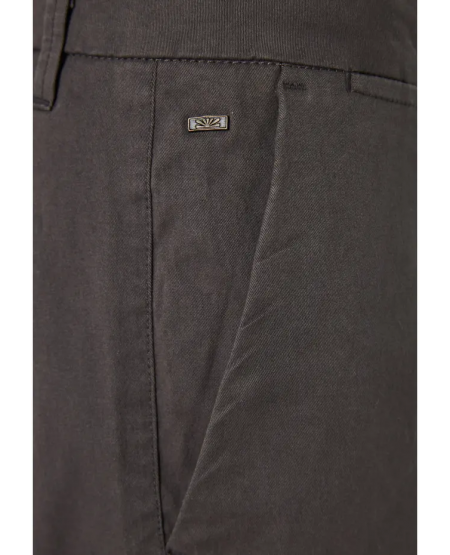 FUNKY BUDDHA Men's chino pants - The essentials FBM010-001-02 GREY