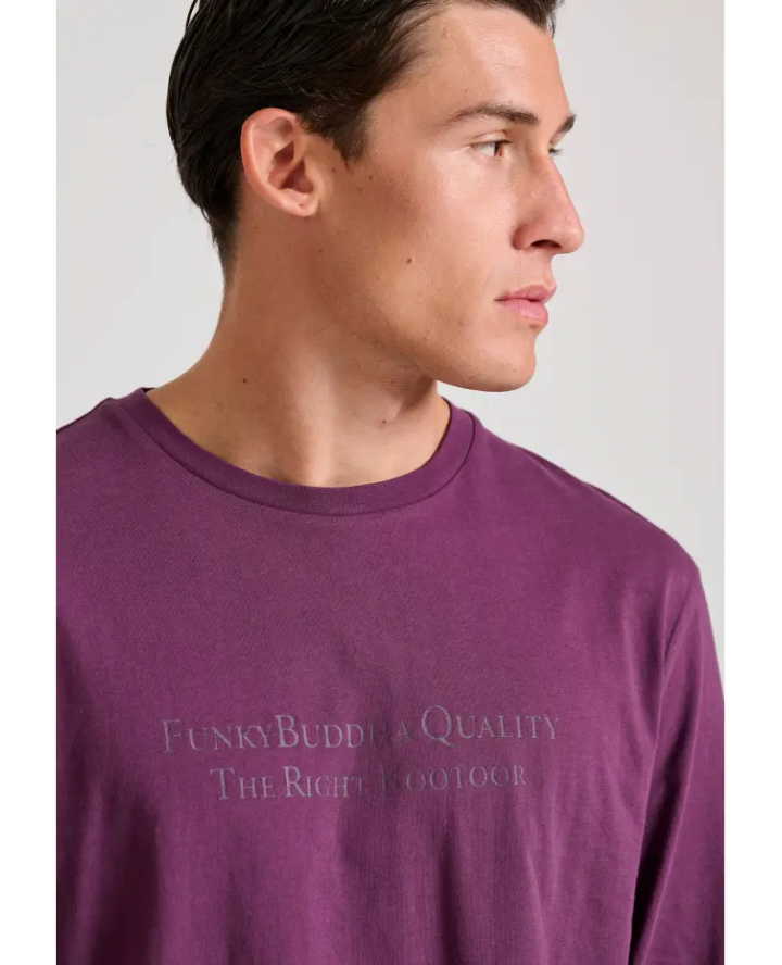 FUNKY BUDDHA Longsleeve t-shirt with...