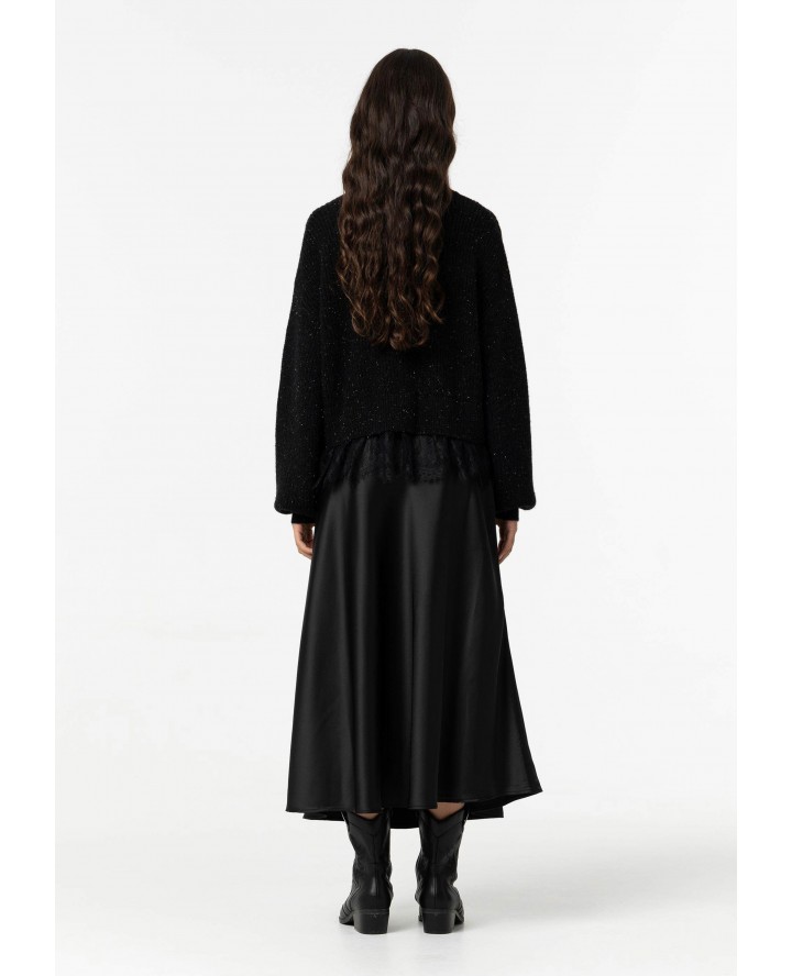 TIFFOSI Satin Midi Skirt 10057038_000