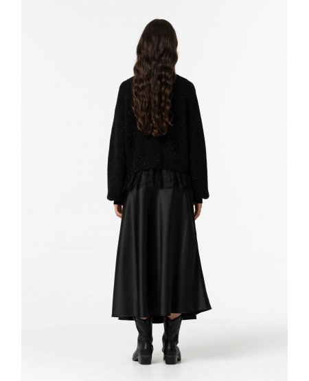 TIFFOSI Satin Midi Skirt 10057038_000