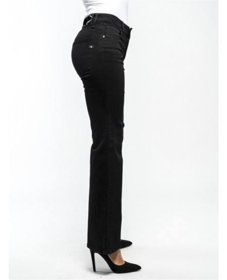 STAFF JEANS Beatrice Γυναικείο Μαύρο Τζιν Καμπάνα - Bootcut Fit 5-905.199.BL.052