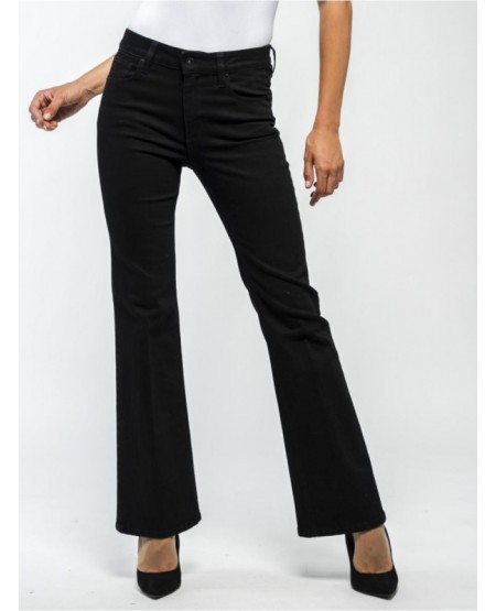 STAFF JEANS Beatrice Γυναικείο Μαύρο Τζιν Καμπάνα - Bootcut Fit 5-905.199.BL.052