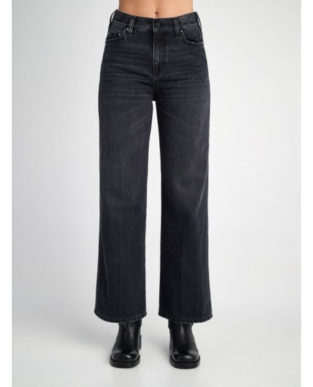 STAFF JEANS Zoe Μαύρο Γυναικείο Παντελόνι-Wide Leg Fit 5-977.318.BL.052