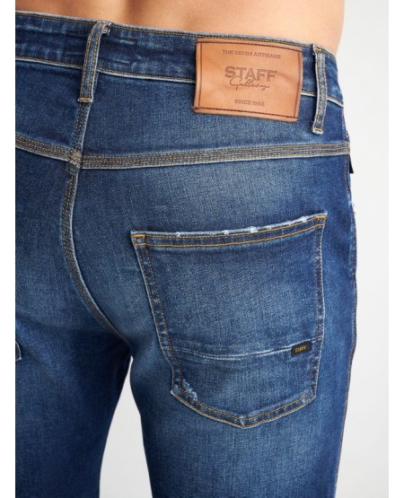 STAFF JEANS Sapphire Τζιν Ανδρικό Παντελόνι-Tapered Fit 5-815.821.S2.052