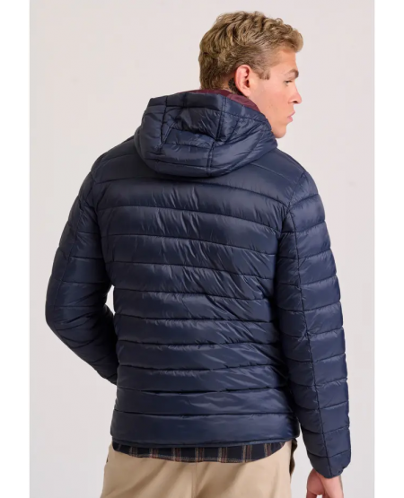 FUNKY BUDDHA Traveller jacket with detachable hood FBM010-002-01 NAVY