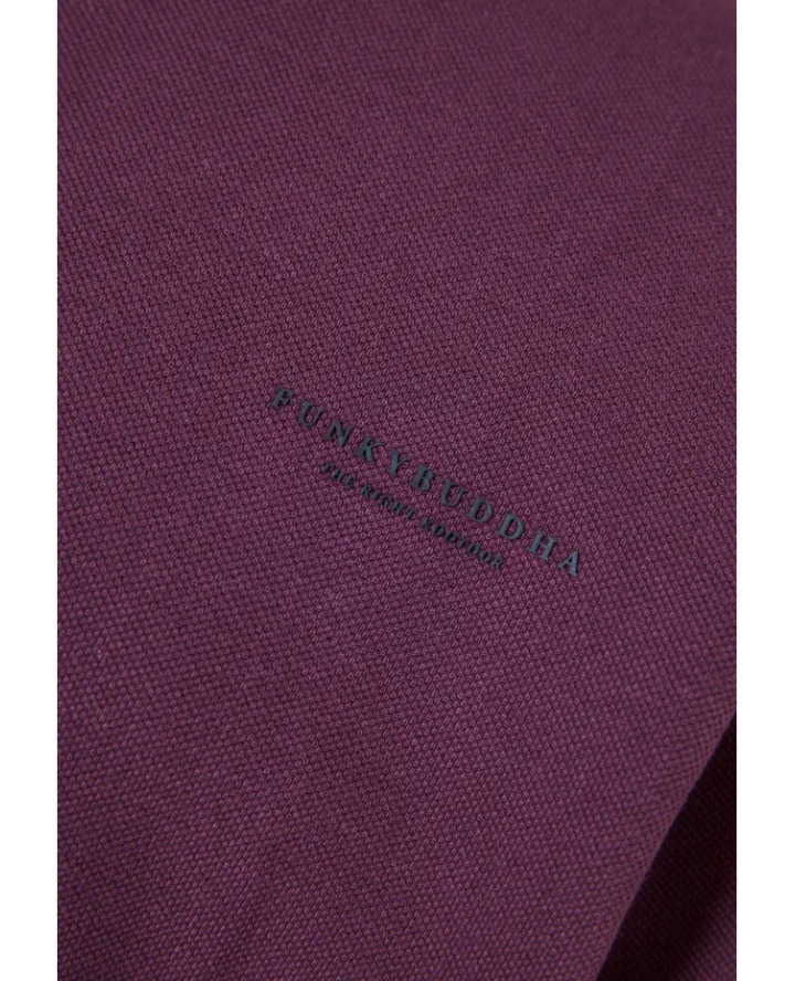 FUNKY BUDDHA Longsleeve pique cotton...