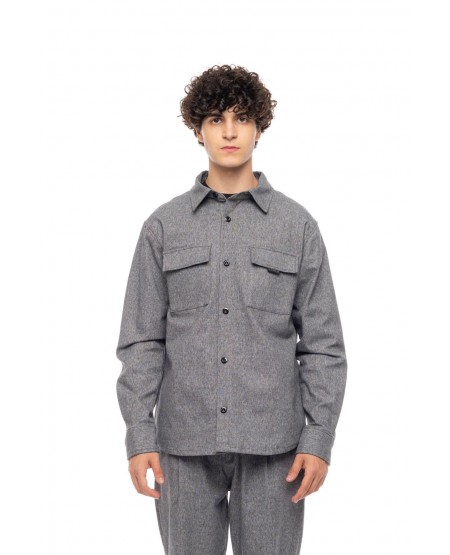 COVER DENIM MENS OVER SHIRT ENZO3 K0275-29 GREY