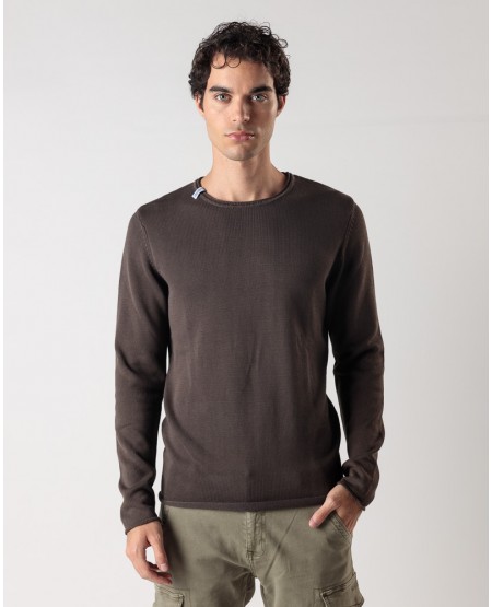 DEVERGO ΑΝΔΡΙΚΗ ΠΛΕΚΤΗ ΜΠΛΟΥΖΑ 1D24FW6011LS1106 BROWN