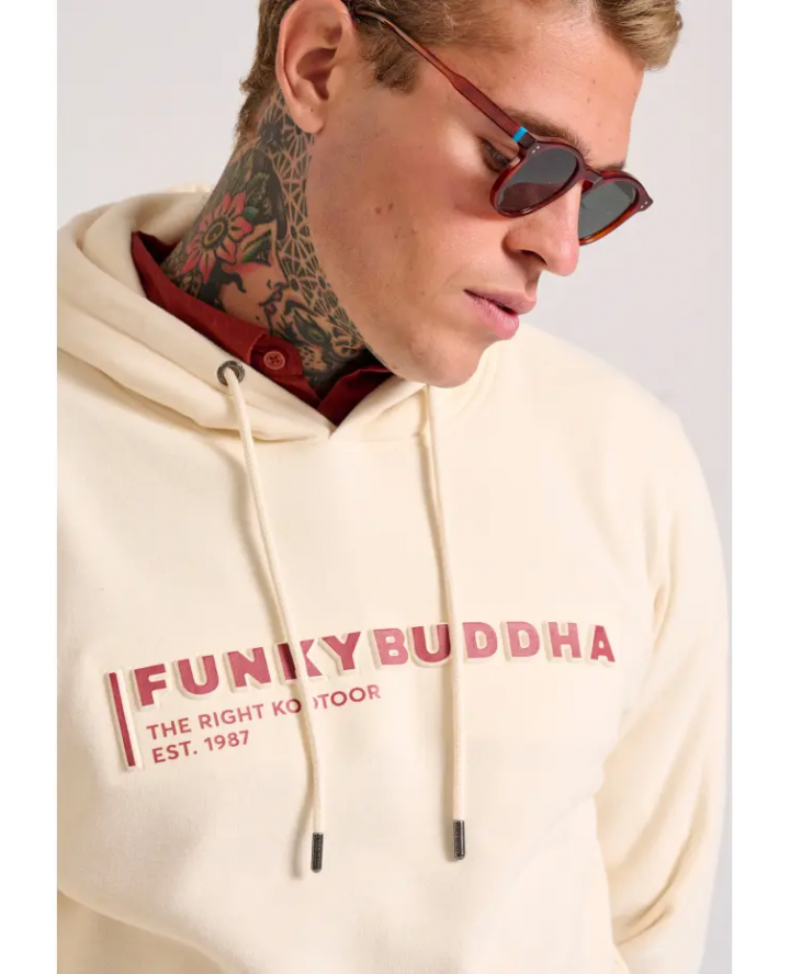 FUNKY BUDDHA Φούτερ με κουκούλα και...