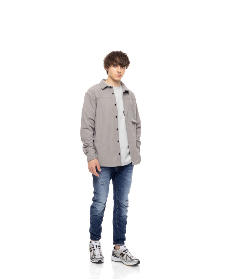 COVER DENIM SHIRT TM175-29 GREY