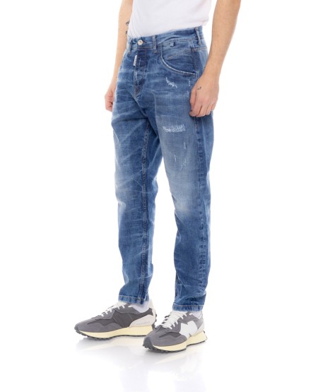 COVER JEANS ΑΝΔΡΙΚΟ TZIN ΠΑΝΤΕΛΟΝΙ CROPPED BAGGY STYLE MONACO Q3694-30