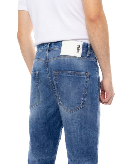 COVER JEANS ΑΝΔΡΙΚΟ TZIN ΠΑΝΤΕΛΟΝΙ CROPPED BAGGY STYLE MONACO Q3694-30