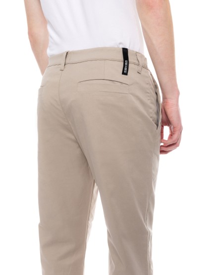 COVER JEANS ΑΝΔΡΙΚΟ CROPPED CHINO ΠΑΝΤΕΛΟΝΙ WILLY LM111-30 BEIGE