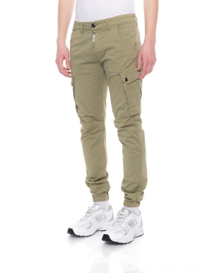 COVER JEANS ΑΝΔΡΙΚΟ CARGO ΠΑΝΤΕΛΟΝΙ T0190-30 LIGHT OLIVE