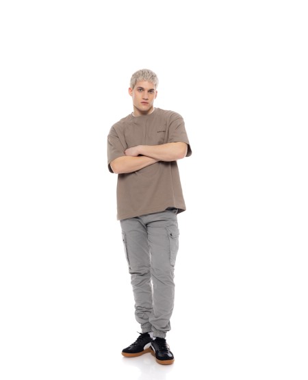 COVER JEANS MENS CARGO PANTS T0190-30 GREY