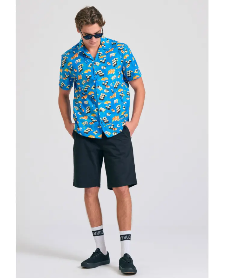 FUNKY BUDDHA Ανδρική βερμούδα chino -...