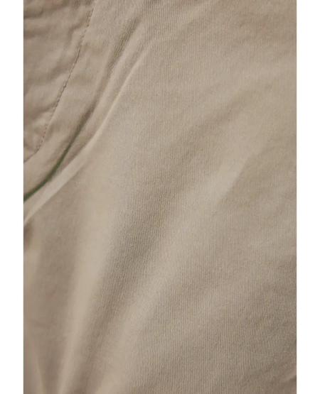 FUNKY BUDDHA Ανδρική βερμούδα chino - The essentials FBM011-001-03 GREIGE