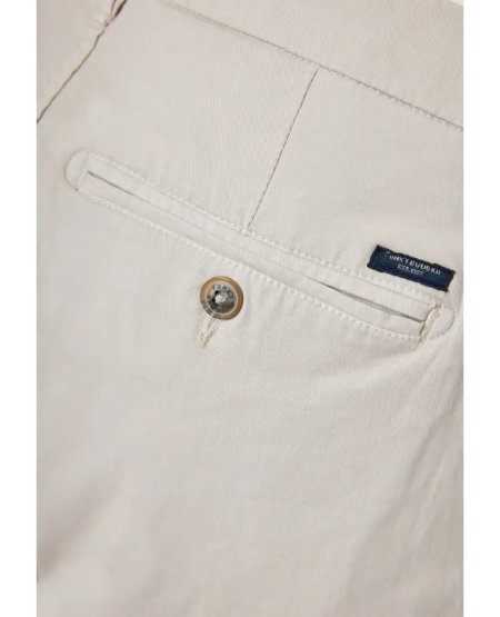 FUNKY BUDDHA Men's chino shorts - The essentials FBM011-001-03 MIST GREY