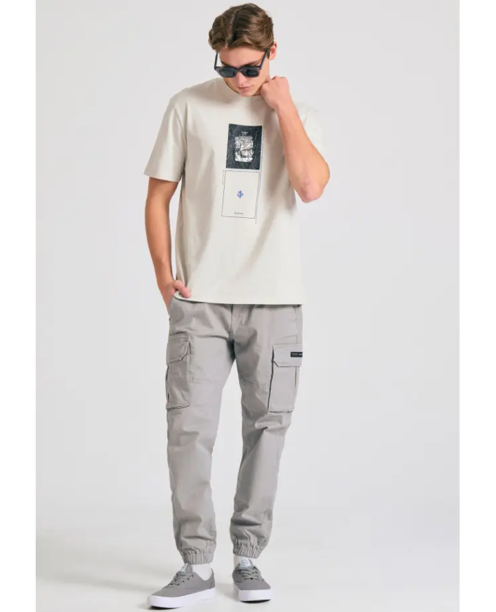 FUNKY BUDDHA Men's cargo pants with...