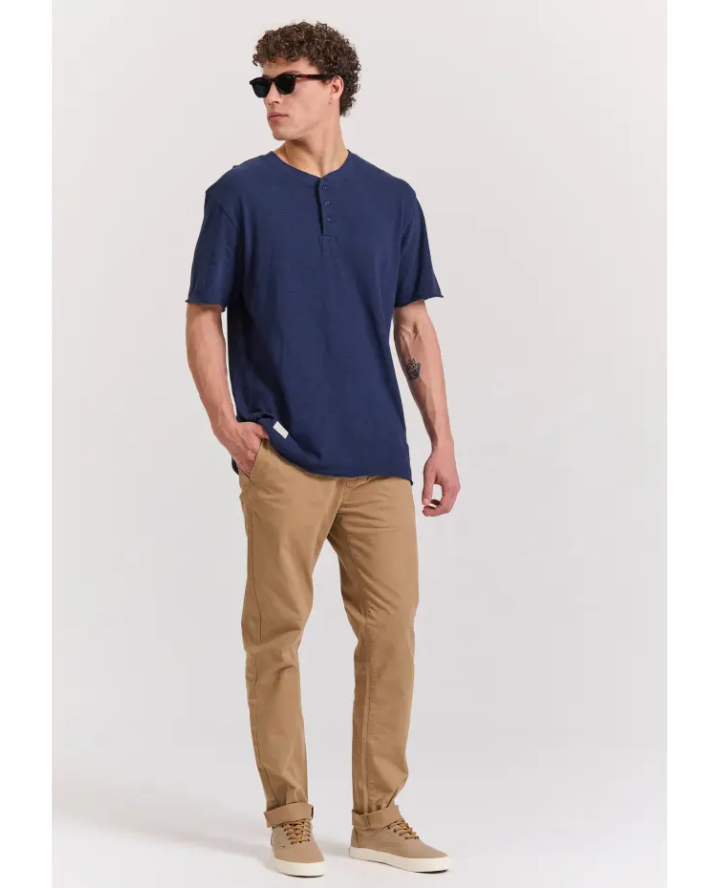 FUNKY BUDDHA Relaxed fit cotton flame...