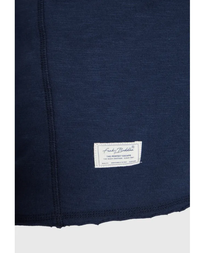 FUNKY BUDDHA Relaxed fit cotton flame...