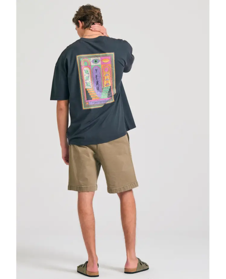 FUNKY BUDDHA Oversized garment dyed...