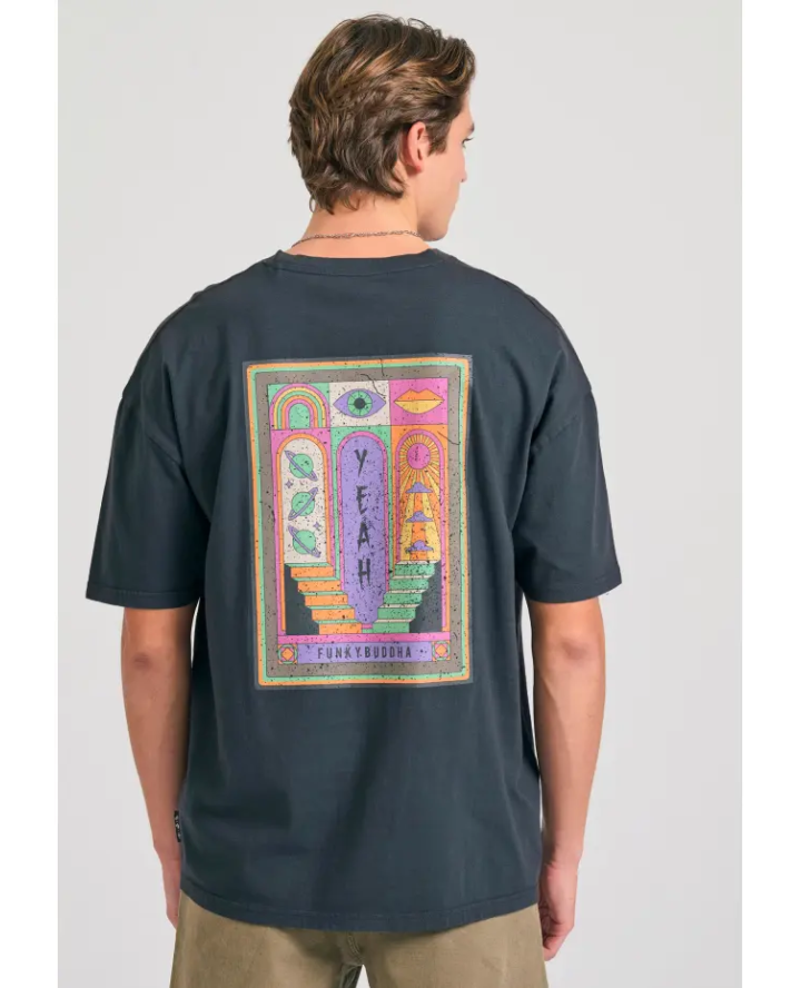 FUNKY BUDDHA Oversized garment dyed...