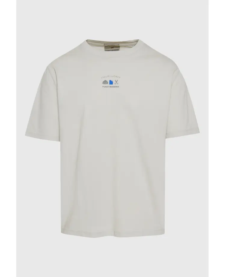 FUNKY BUDDHAT-shirt with text artwork...