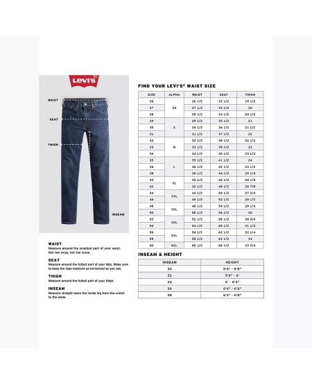 LEVI'S® ΑΝΔΡΙΚΟ ΤΖΙΝ ΠΑΝΤΕΛΟΝΙ 502™ Tapered  29507-0053
