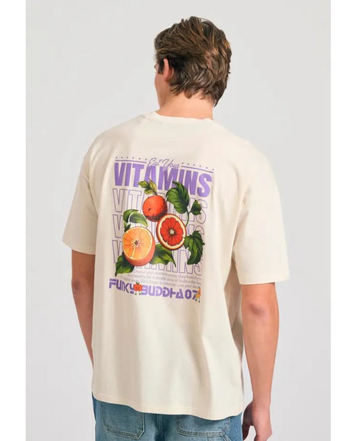 FUNKY BUDDHA Oversized t-shirt με...