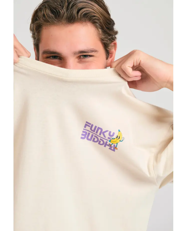 FUNKY BUDDHA Oversized t-shirt με...
