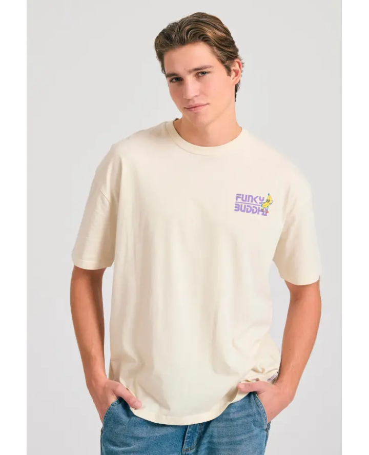 FUNKY BUDDHA Oversized t-shirt με...