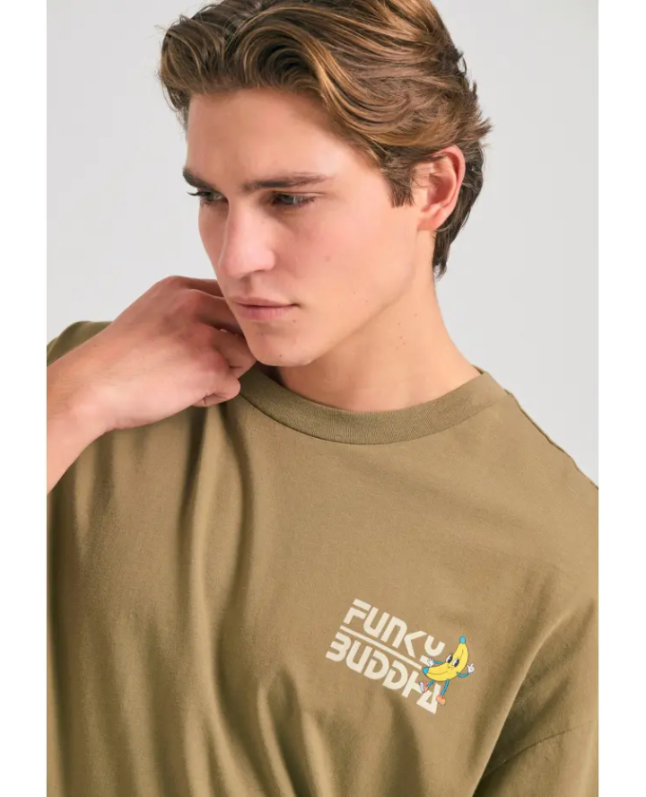 FUNKY BUDDHA Oversized t-shirt με...