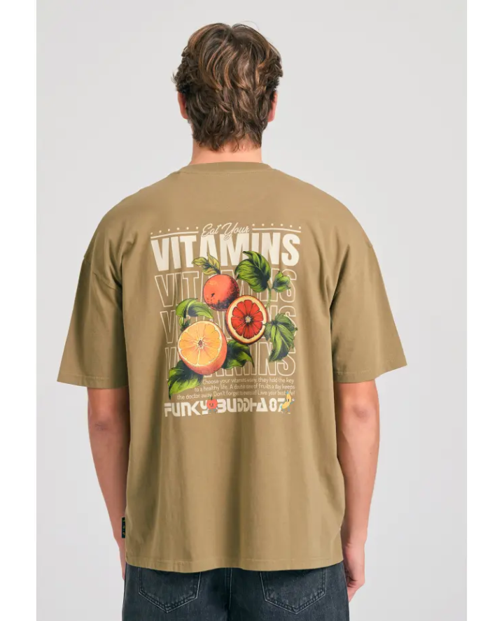 FUNKY BUDDHA Oversized t-shirt με...