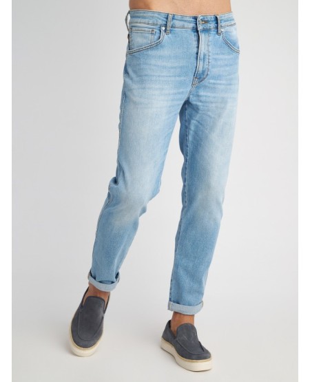 STAFF JEANS Ανδρικό Παντελόνι-Tapered Fit Sapphire 5-815.821.B4.053
