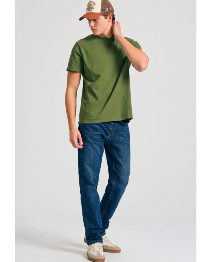 FUNKY BUDDHA T-shirt με στρογγυλή...