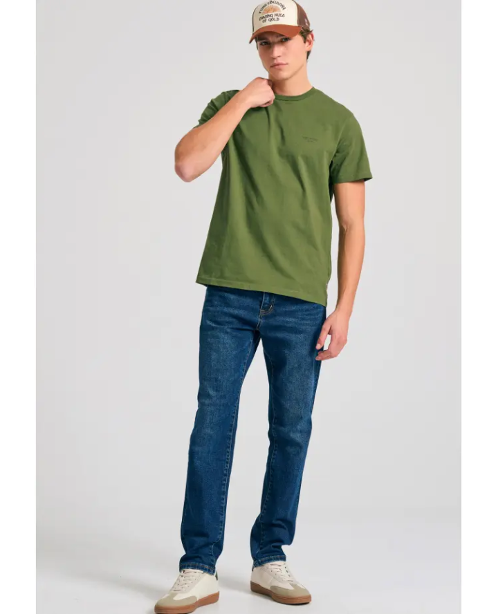 FUNKY BUDDHA T-shirt με στρογγυλή...