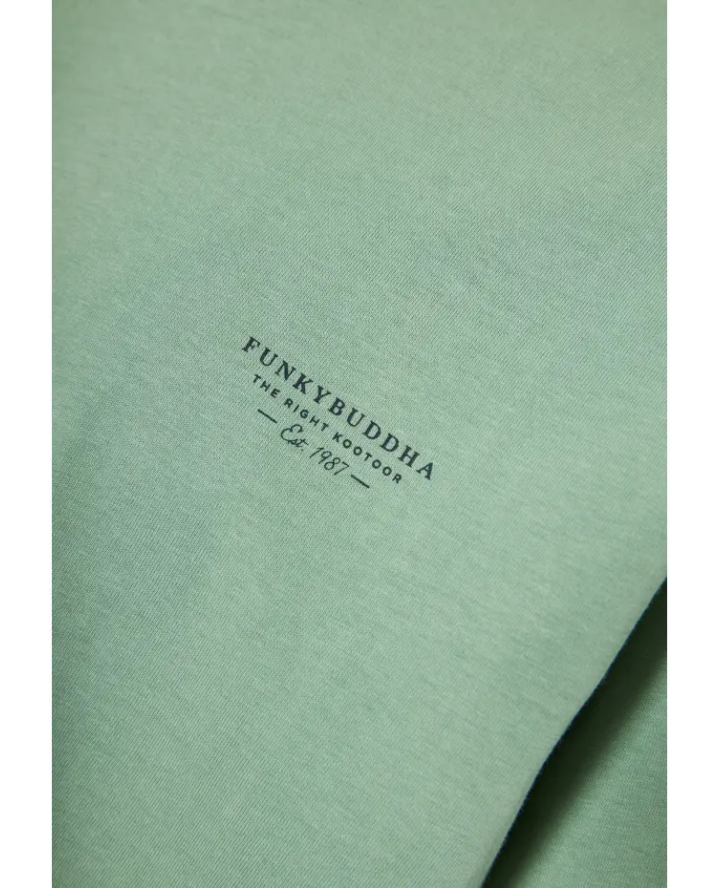 FUNKY BUDDHA T-shirt με στρογγυλή...
