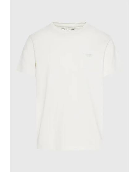 FUNKY BUDDHA Crew-neck men's t-shirt - The essentials FBM011-001-04 WHITE