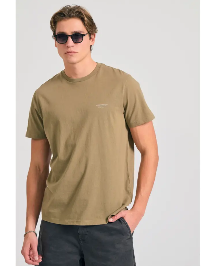 FUNKY BUDDHA T-shirt με στρογγυλή...