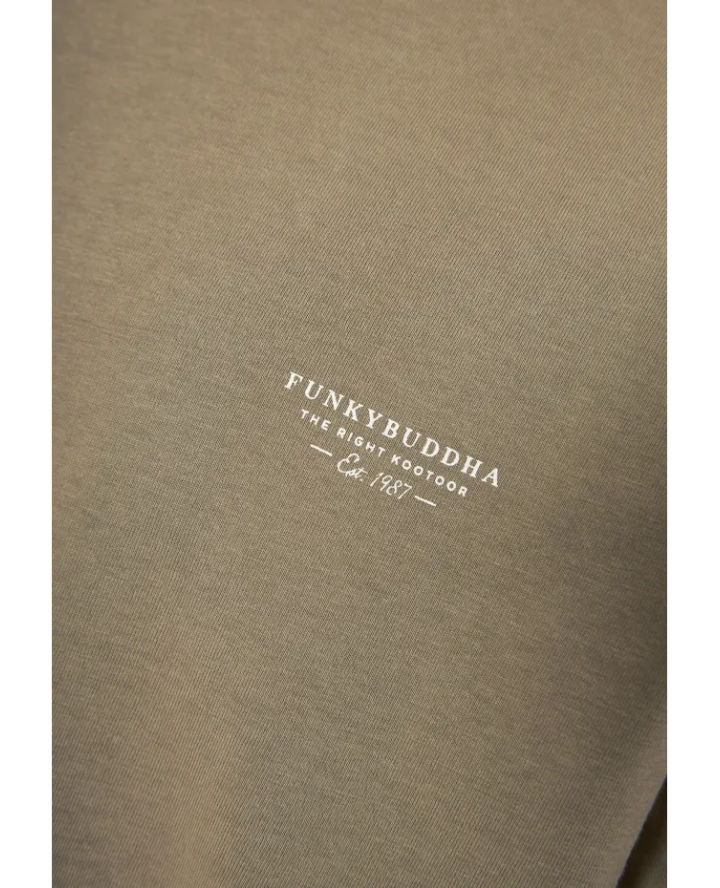 FUNKY BUDDHA T-shirt με στρογγυλή...
