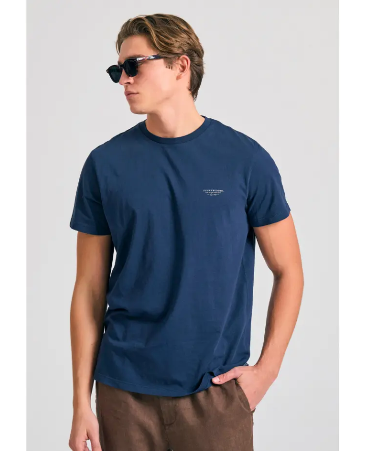 FUNKY BUDDHA Crew-neck men's t-shirt...
