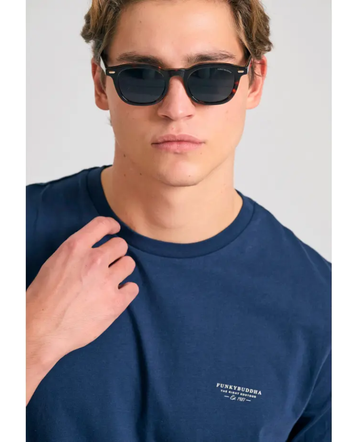 FUNKY BUDDHA Crew-neck men's t-shirt...