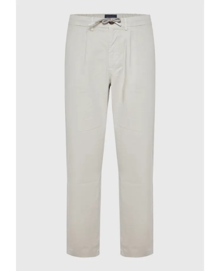 FUNKY BUDDHA Comfort fit garment dyed chino pants FBM011-014-02 MISTY GREY