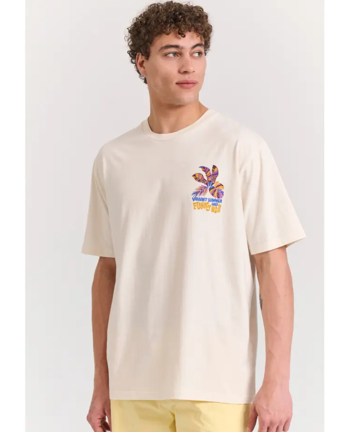 FUNKY BUDDHA Relaxed fit t-shirt with...