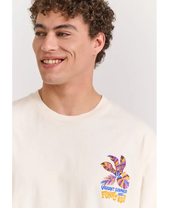 FUNKY BUDDHA Relaxed fit t-shirt with...