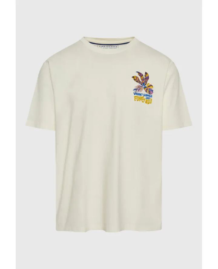 FUNKY BUDDHA Relaxed fit t-shirt with...