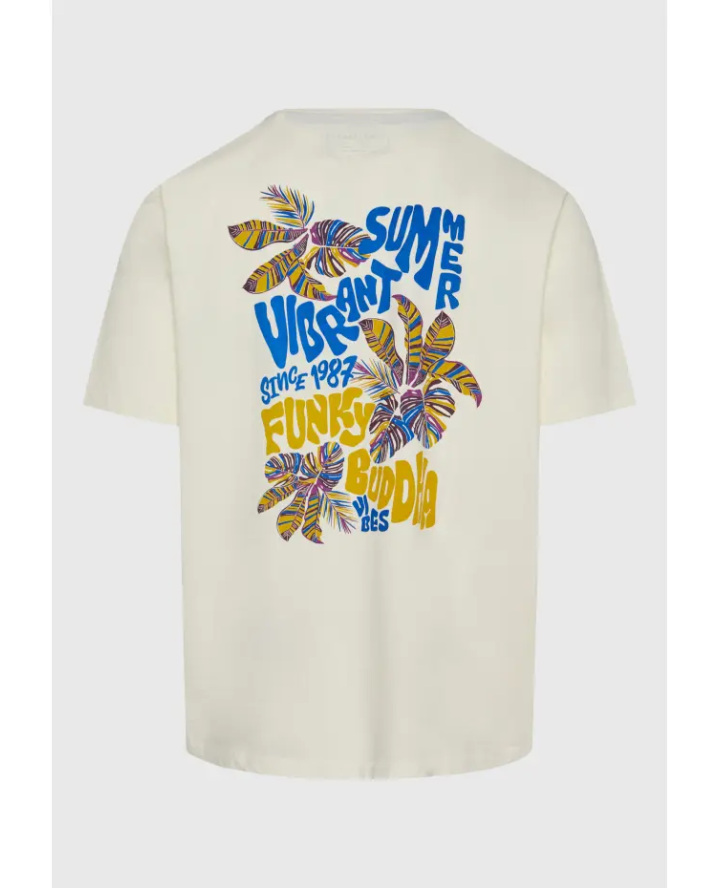 FUNKY BUDDHA Relaxed fit t-shirt with...