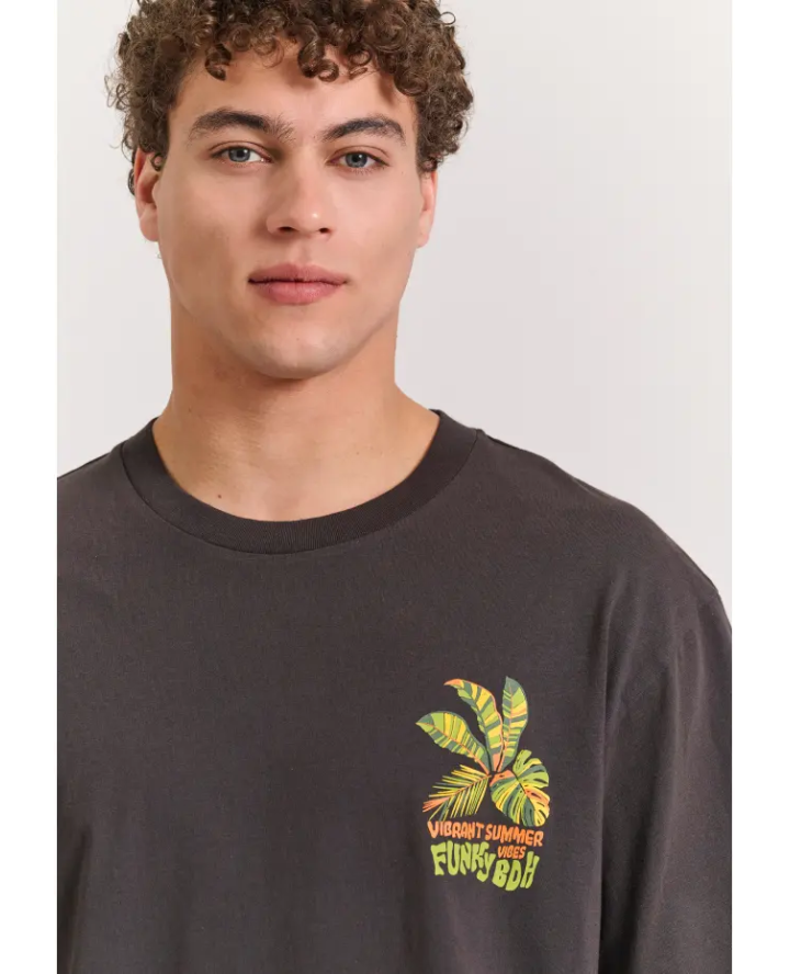 FUNKY BUDDHA Relaxed fit t-shirt με...